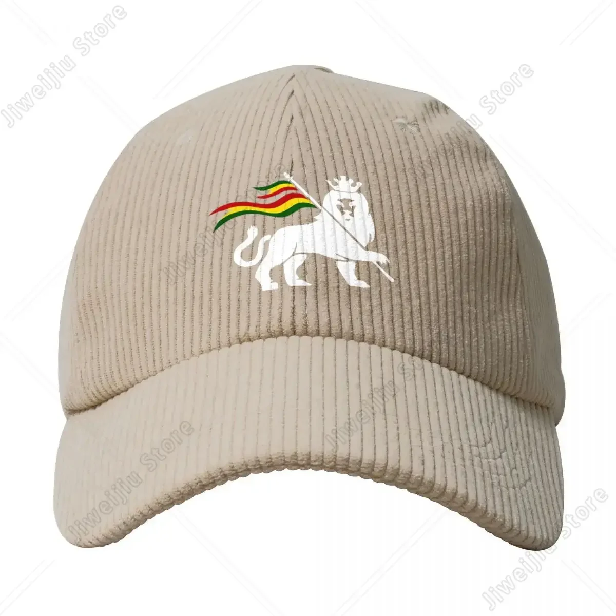 Rastafari Rasta Lion Unisex Corduroy Baseball Cap