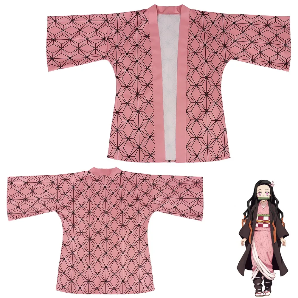 

Japan Anime Cosplay Kamado Tanjirou/Tomioka Giyuu/Kochou Shinobu Cape Costume Adult Kimono Cloak