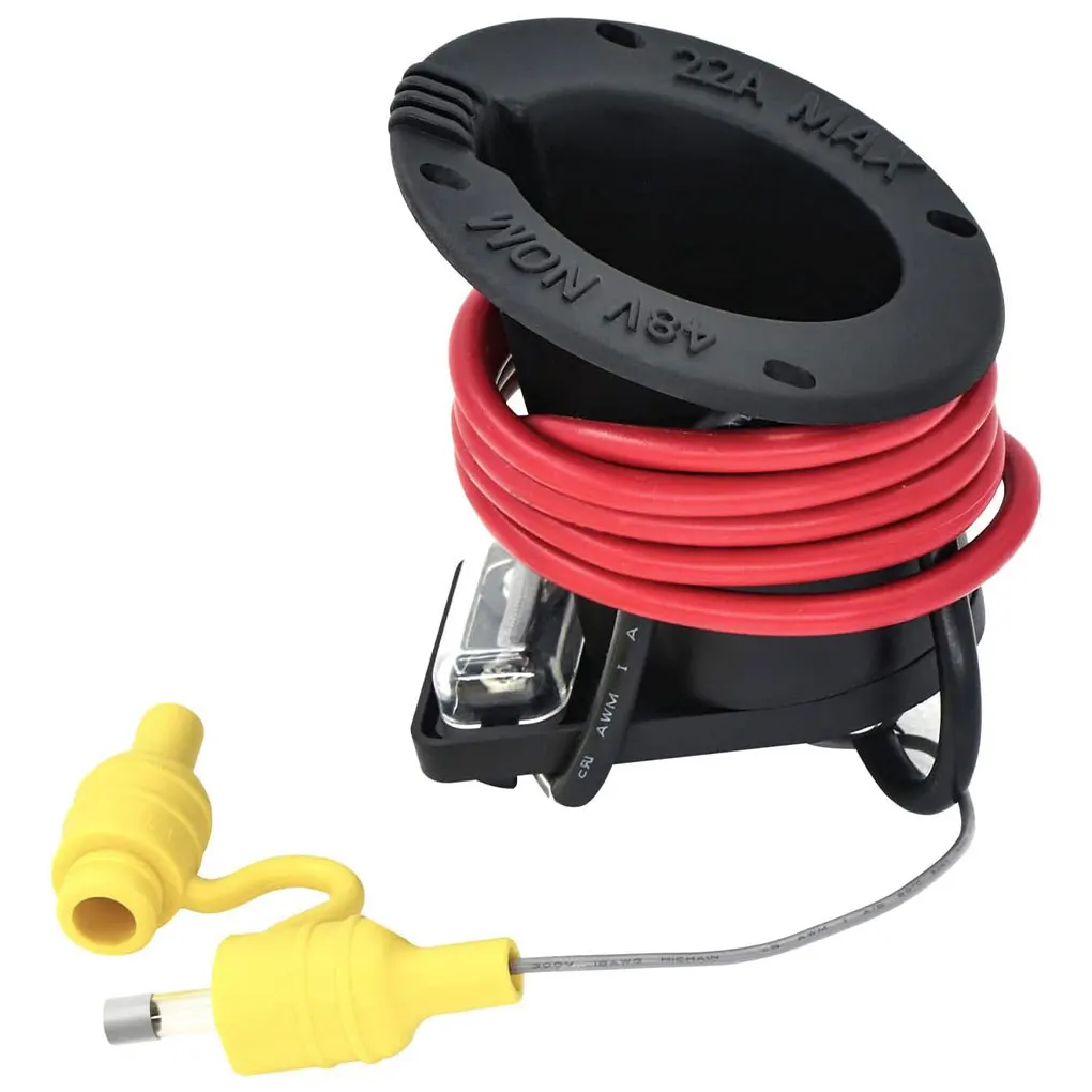 

Receptacle Fuse Assembly For Club Car DS Models - Direct Replacement And The Metal Terminals Provide Better Conductivity