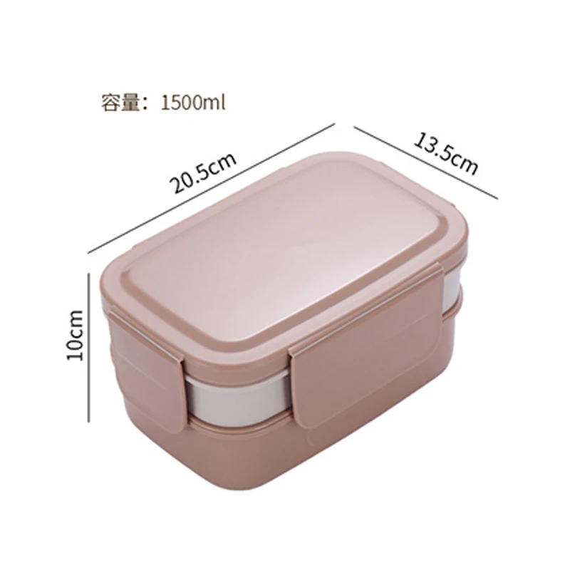 Super Mario Bro Large Capacity Double-layer Lunch Box Anime Cartoon Fashion Food Container Students Portable Bento Box Gifts