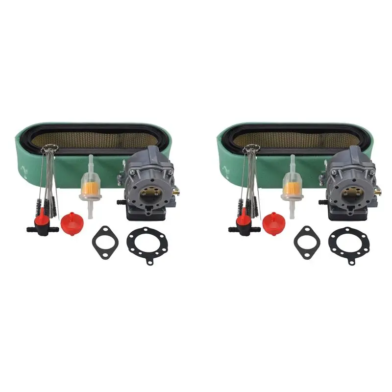 BAAG-2X 693480 Carburetor Compatible With Briggs & Stratton 693479 499306 With 394019S Air Filter 394358S Fuel Filter