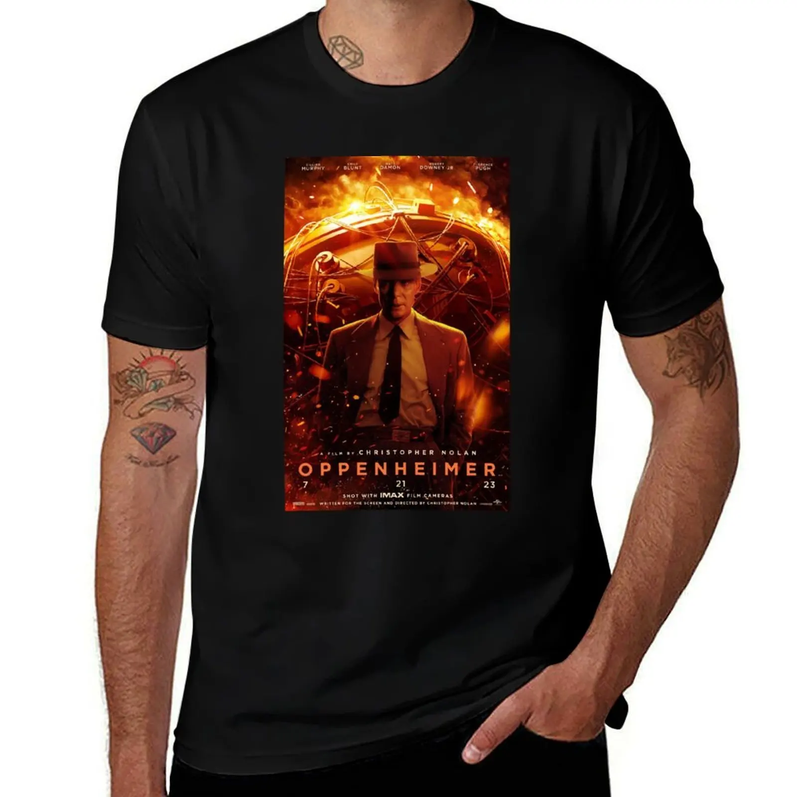 

New Top Oppenheimer T-Shirt Sun Block Outdoor T-Shirt