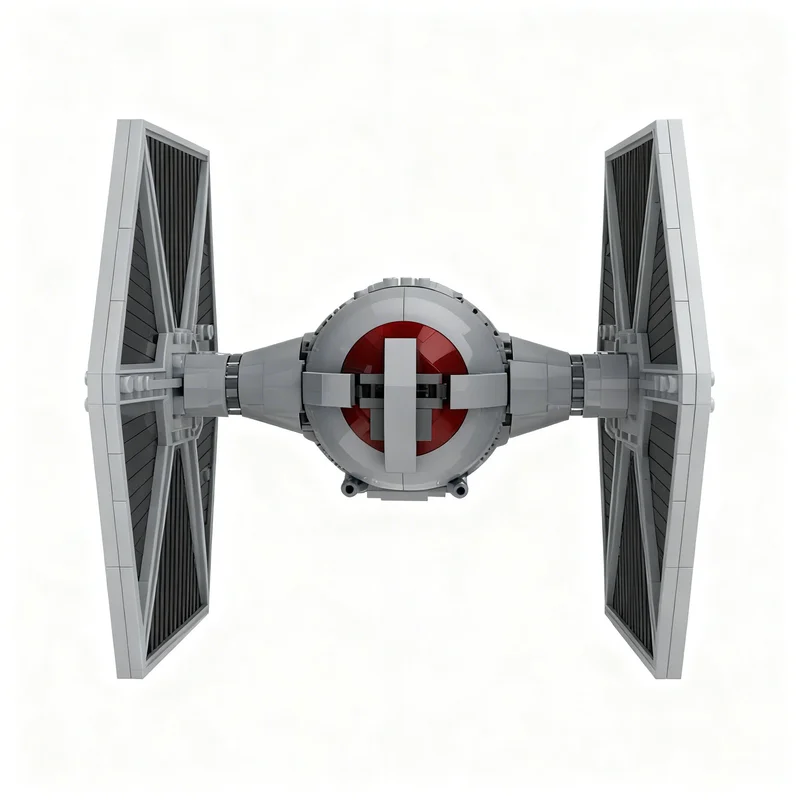 

289PCS MOC Space Battle Tie D Automated Starfighter Model Collectible Display DIY Creative Building Blocks Gift Decoration Set
