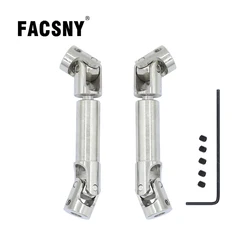 2Pcs Metal Center Drive Shaft CVD Driveshaft For FCX24 POWER WAGON 1/24 RC Crawler Car Medium Driveshaft Upgrade Parts