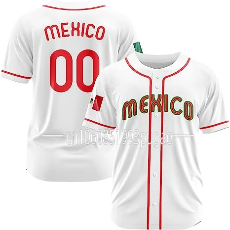 New Mexico Baseball Jersey 3d Print Mesh Free Custom Name Baseball Shirt Men\'s Street Oversize Apparel Short Sleeve Sportswear