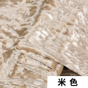 Tecidos de veludo estiramento tecido o quintal vestido de alta qualidade metro material ouro 2022 sofá de seda liso roxo feminino para estofamento 8 principais vendas tecido seda cetim - №3