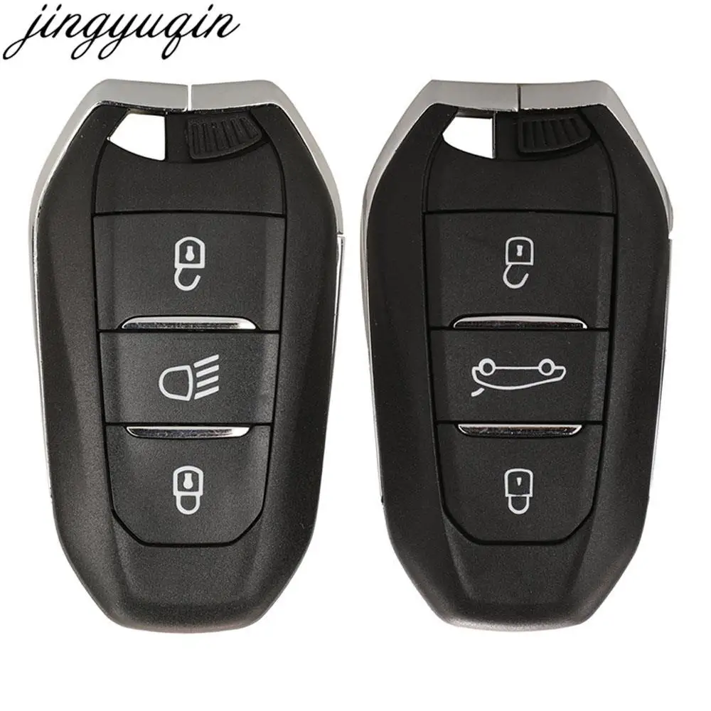 

Jingyuqin 5 шт. брелок для дистанционного ключа для Citroen C3 C4L C6 C5X DS3 DS4 DS6 5LS Peugeot 308 408 508 3001 4008 5008 HU83 VA2