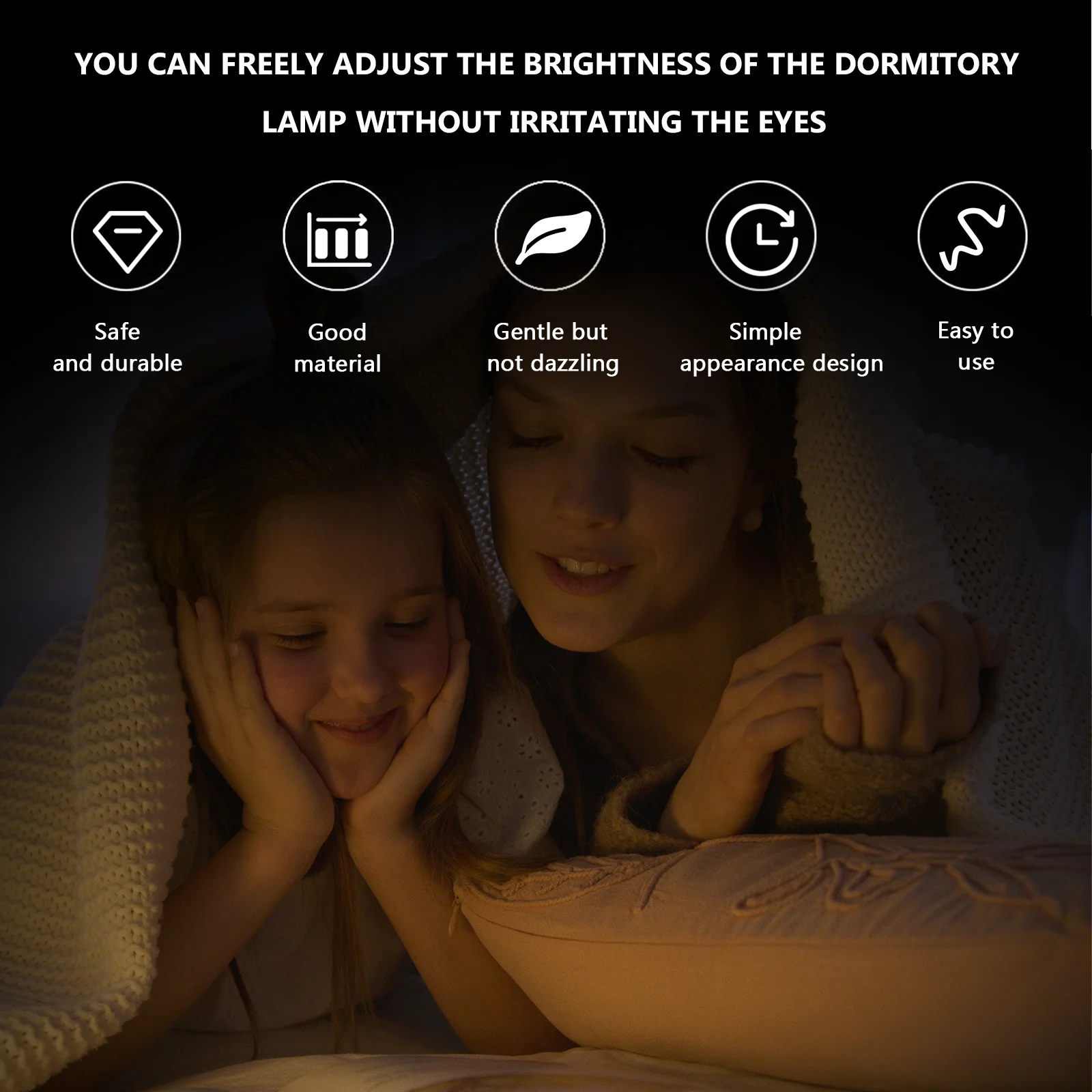 1Pcs Reading Clip Lamp Adjustable Eye Protection LED Touch Table Lamp Flexible Clip Bright Desk Light for Study Work Bedroom