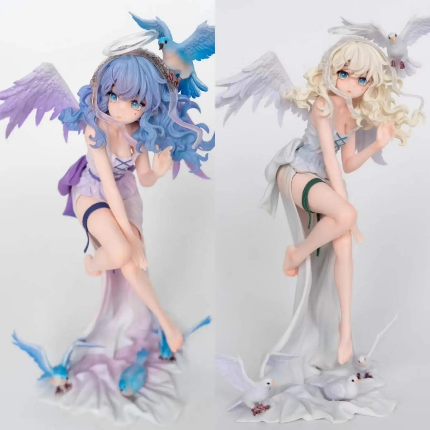 

Anime Beauty Girl Little Angel Ariel Standing Posture Figure Model Toy Gk Statue Model Desktop Ornament