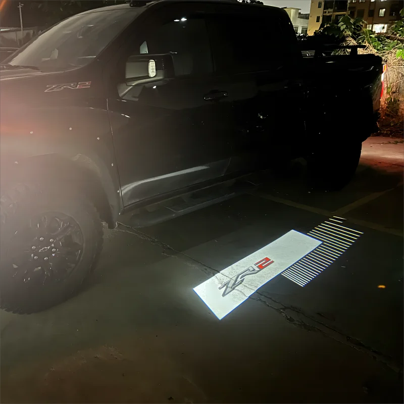 New Fashion Welcome Light Led Logo Projector Side Mirror Puddle Lights For Silverado 1500 ZR2