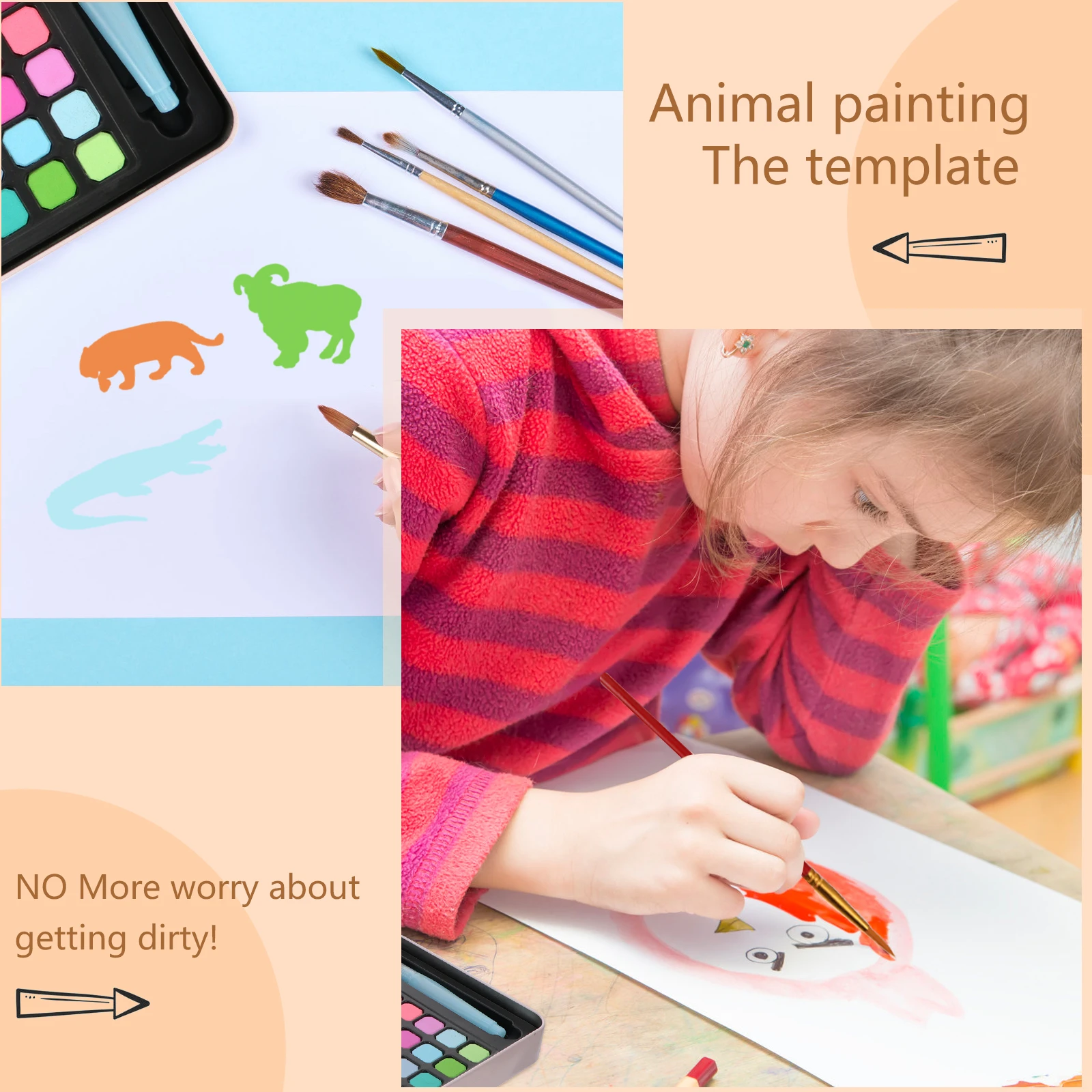 

Drawing Stencil Doodle Animal Template Graffiti Painting Stencils Spray White The Pet