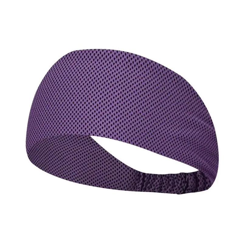 Kühlendes Sport-Stirnband für Damen und Herren, Elastisches Rutschfestes Schweißband, Feuchtigkeitsableitendes Haarband, Kopfband für Yoga, Wandern, Fitness, Laufen – Detail 14