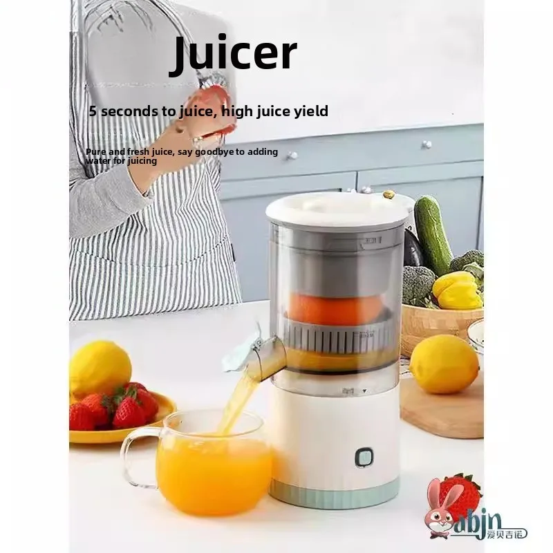

Juicer Manual Lemon Orange Squeezer Home Use Pulp Juice Separation Small Size Auatic Juicing Pring Household A...