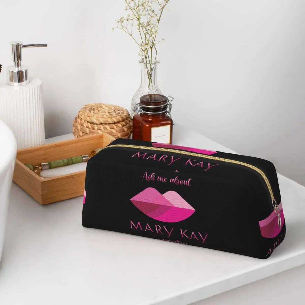 Pídelo a mí: Estuches de lápices Mary Kay Cosmetics para estudiantes, caja de lápices escolar, bolsa de lápices de gran capacidad, estuche para lápices, soporte para bolígrafos