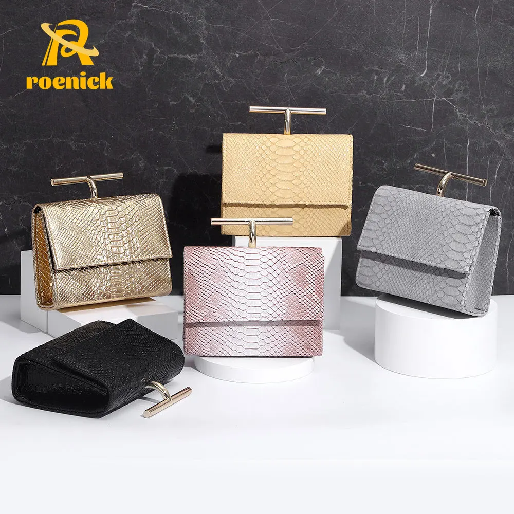 

ROENICK Women PU Crocodile Flap Evening Bags Party Club Shoulder Crossbody Small Tote Bags 2022 New Dinner Clutch Handbags Purse