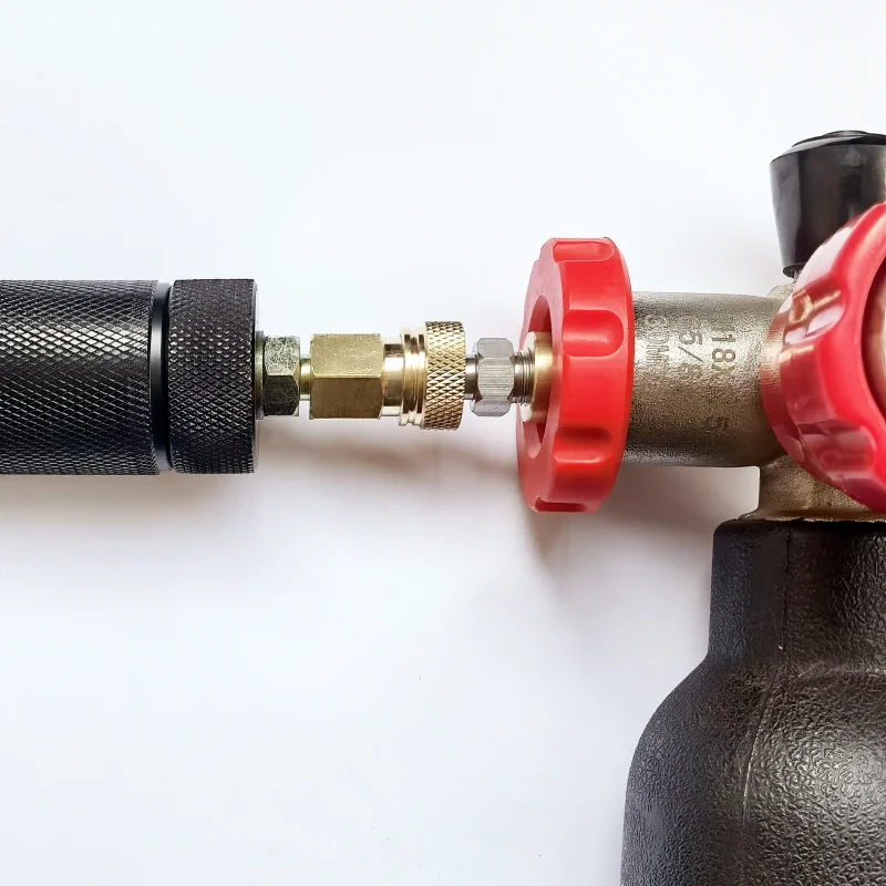 G5/8 高圧エアポンプ 30mpa 8mm ガスシリンダー充填アダプター用 2 個