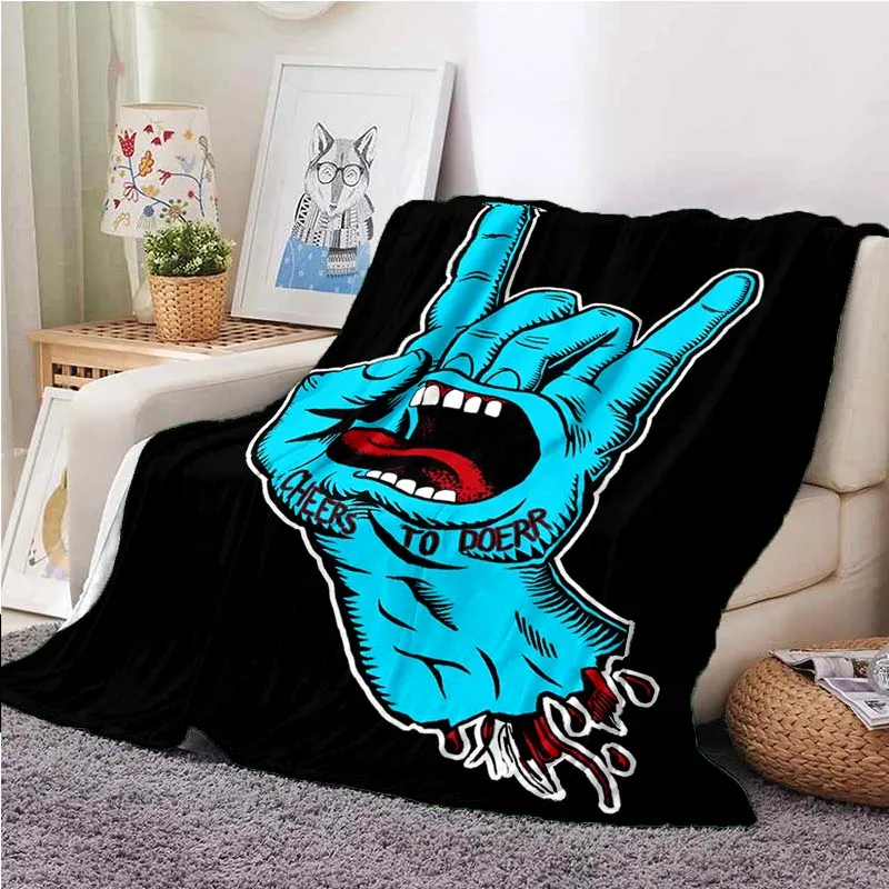 Funny Gestures Soft Plush Blanket Soft Warm Flannel Throw Blanket Gift Comfortable Blanket Blankets for Bed Custom Blanket