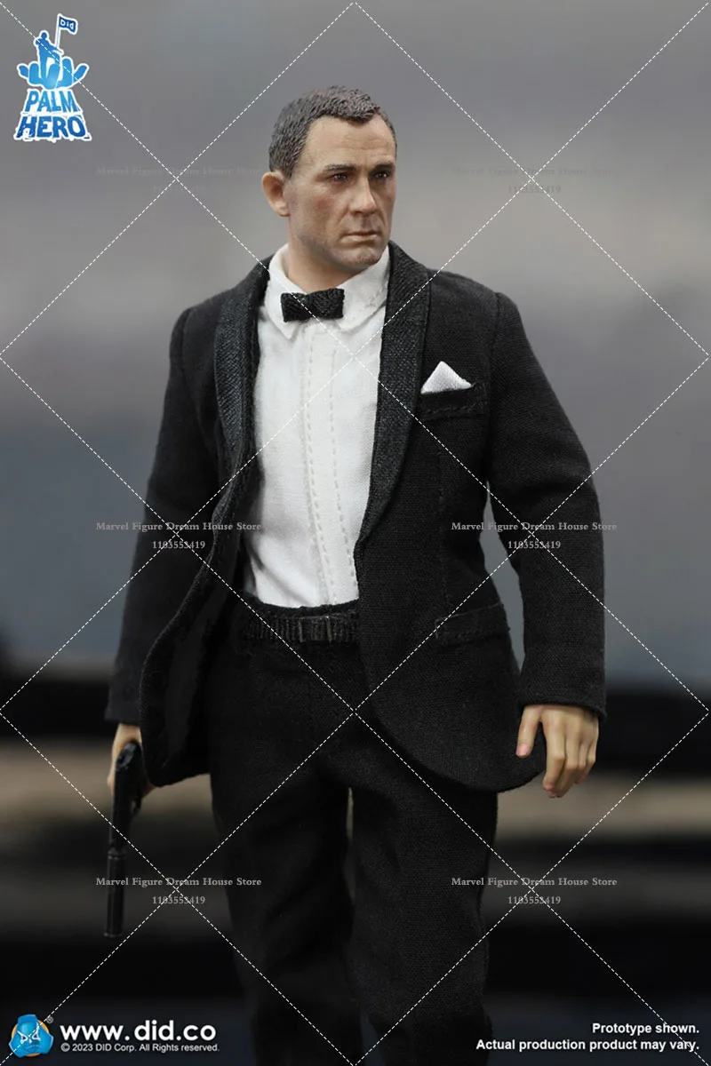 Original DID XT80018 1/12 Scale Collectible Palm Hero MI6 Agent Jack Action Figure Suit Ver. Male Soldier Action Figure Full Set