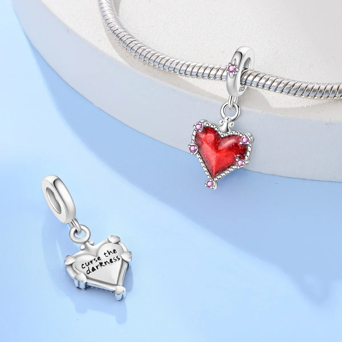 Silver 925 Fairy Tale World Series Pendant Evil Queen Charms Beads Fit  Original Bracelet for Women Diy Fine Jewelry Gift