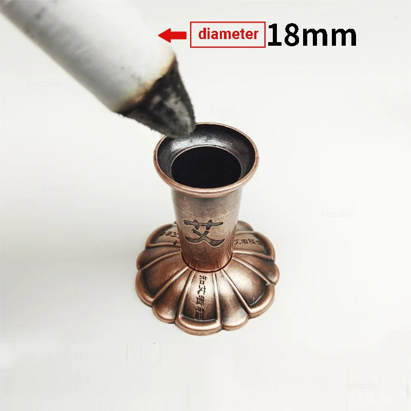 18-40mm Moxibustion Outfire Tool Moxa Extinguisher Base Stainless Steel Stand Holde