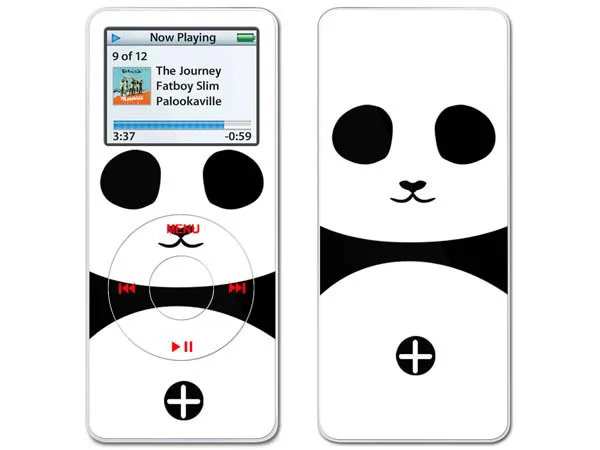 for iPod nano 1 Protective skin sticker front and Back Skin Decal