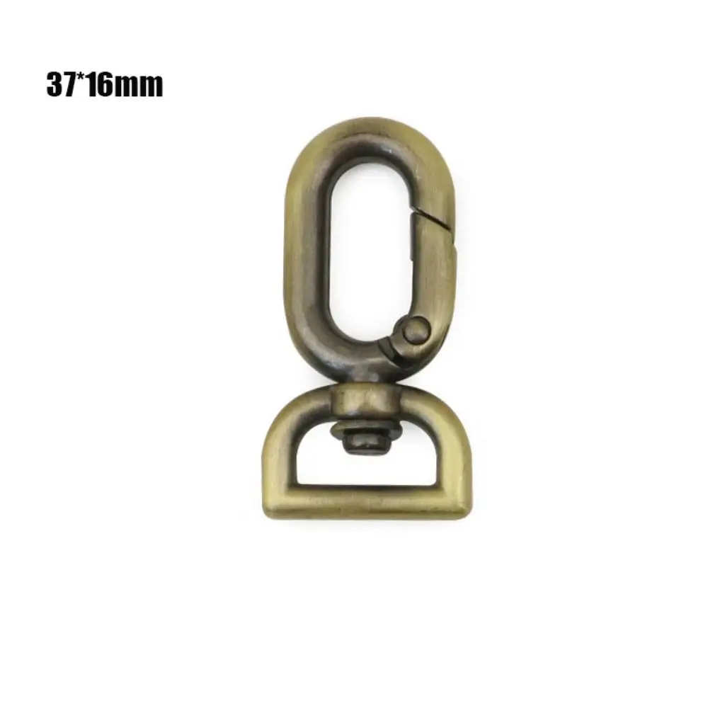 Zinc Alloy Plated Gate Buckle High Quality Multicolors 10/12mm Purses Handbags Carabiner Snap Hooks Outdoor Tool