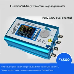 FY2300 Dual Channel DDS Function Arbitrary Waveform Signal Generator Signal Source/Frequency Counting DC5V±0.5V