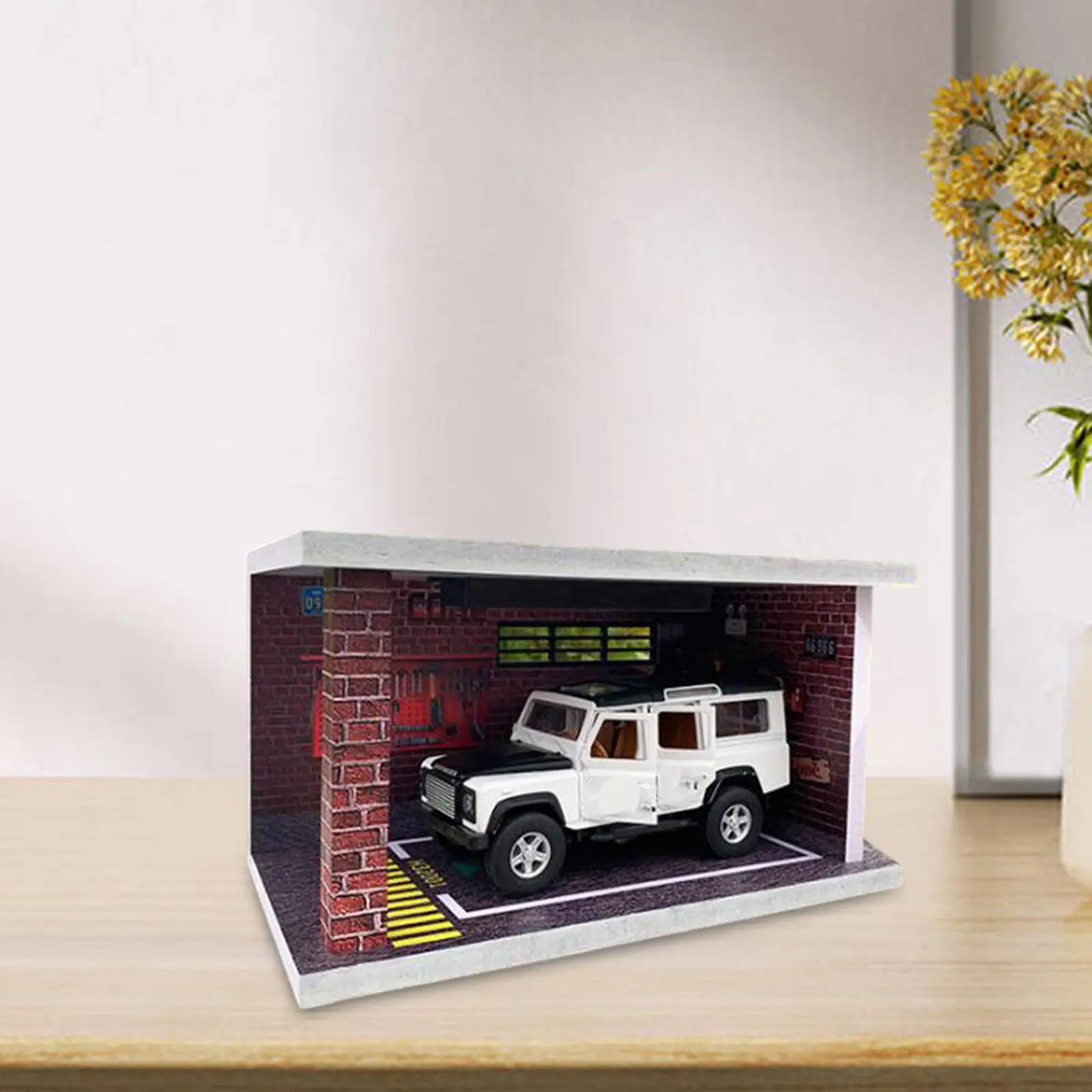 1:32 Model Car Display Case Tabletop Decor Transparent Model Showcase for Toy Cars Model Collectors Alloy Car Diecast Cars Gifts