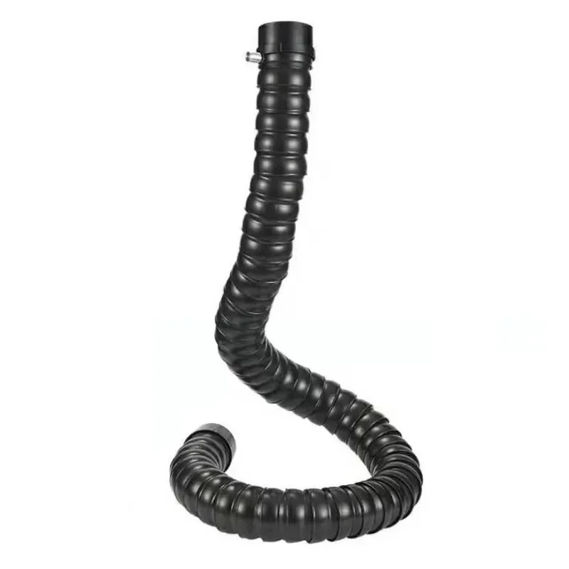 110mm Industrial Welding Fume Arm POM Flexible Smoke Exhaust Pipe with Hood and Regulating Valve
