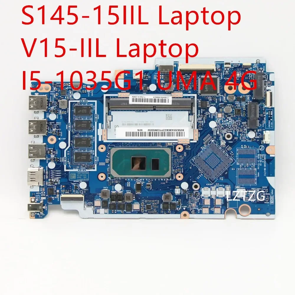 

Motherboard For Lenovo ideapad S145-15IIL/V15-IIL Laptop Mainboard I5-1035G1 UMA 4G 5B20S43830
