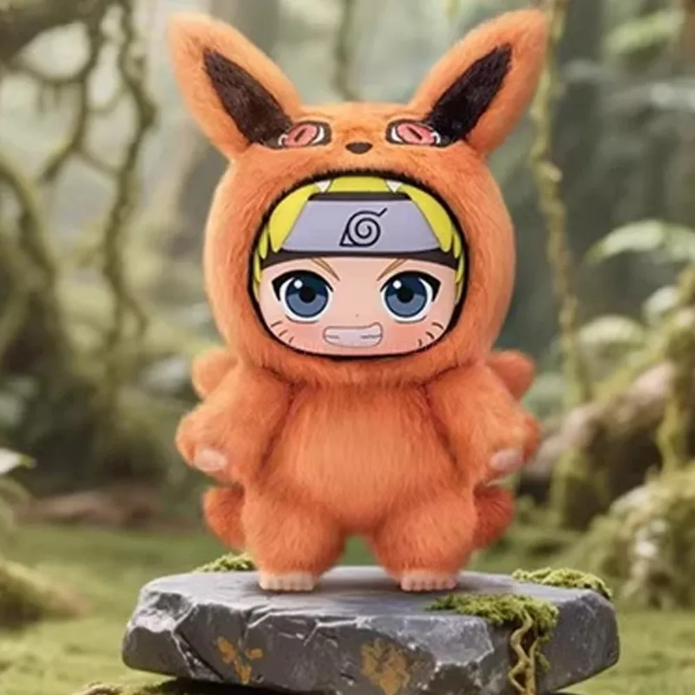 本物の忍者疾風伝エーキぬいぐるみフィギュアブラインドボックスグッズアクションギフト女性のパーティー用