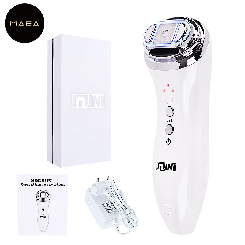 EMS miniature HIFU ultrasonic radio frequency facial lifting and tensioning skin machine facial massage skin beauty machine USEU