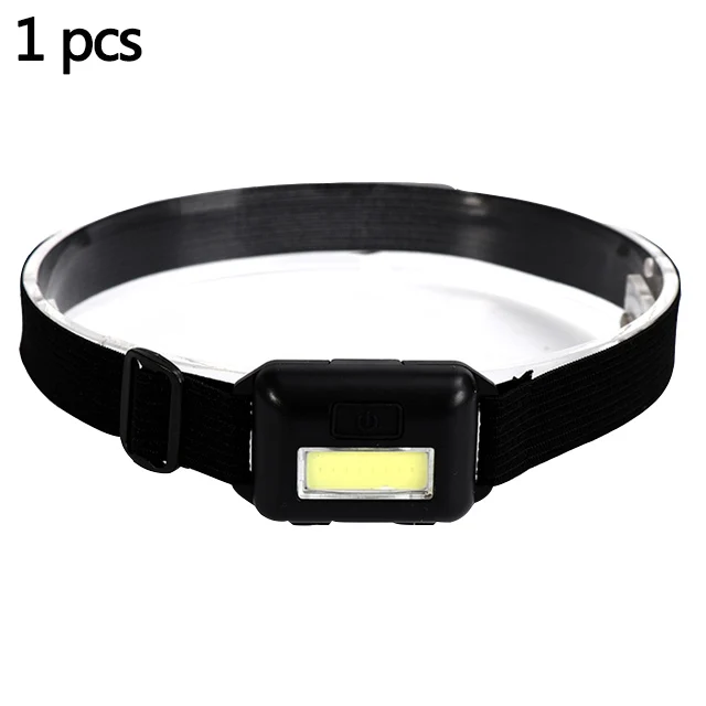 Krachtige COB LED-koplamp Campingkoplamp Waterdichte hoofdlamp voor buitenverlichting Nachtlopen Avontuur Wandelen Noodsituatie