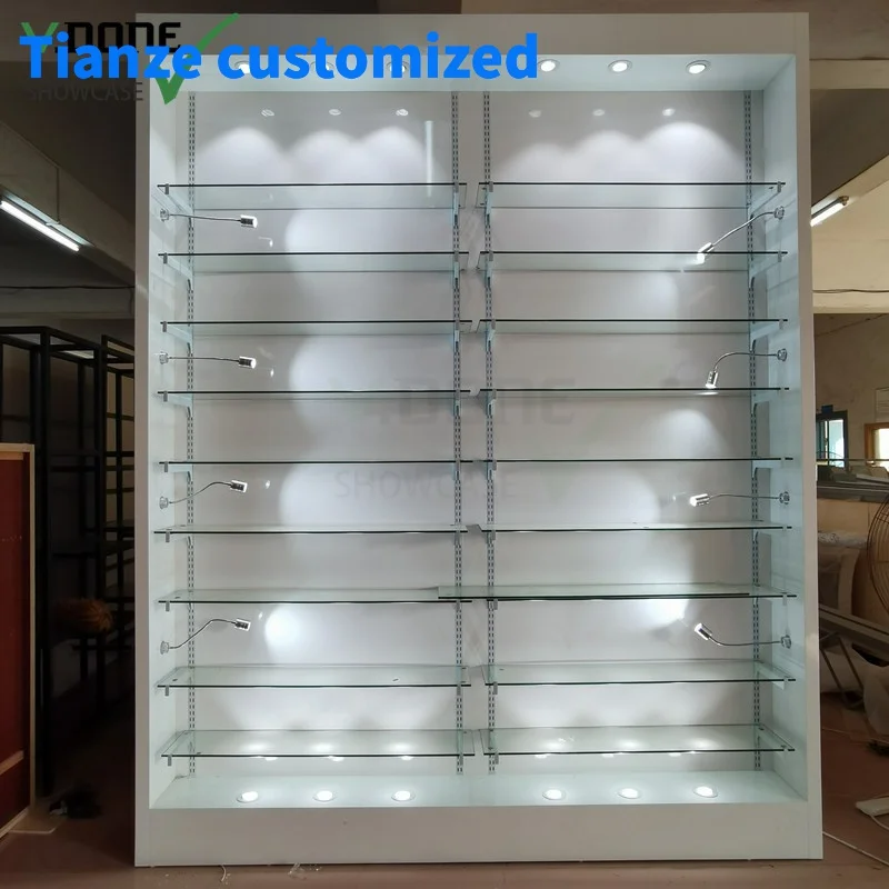 [Customized]display smoke shop cigarettes shelves display stand smoke shop display showcase