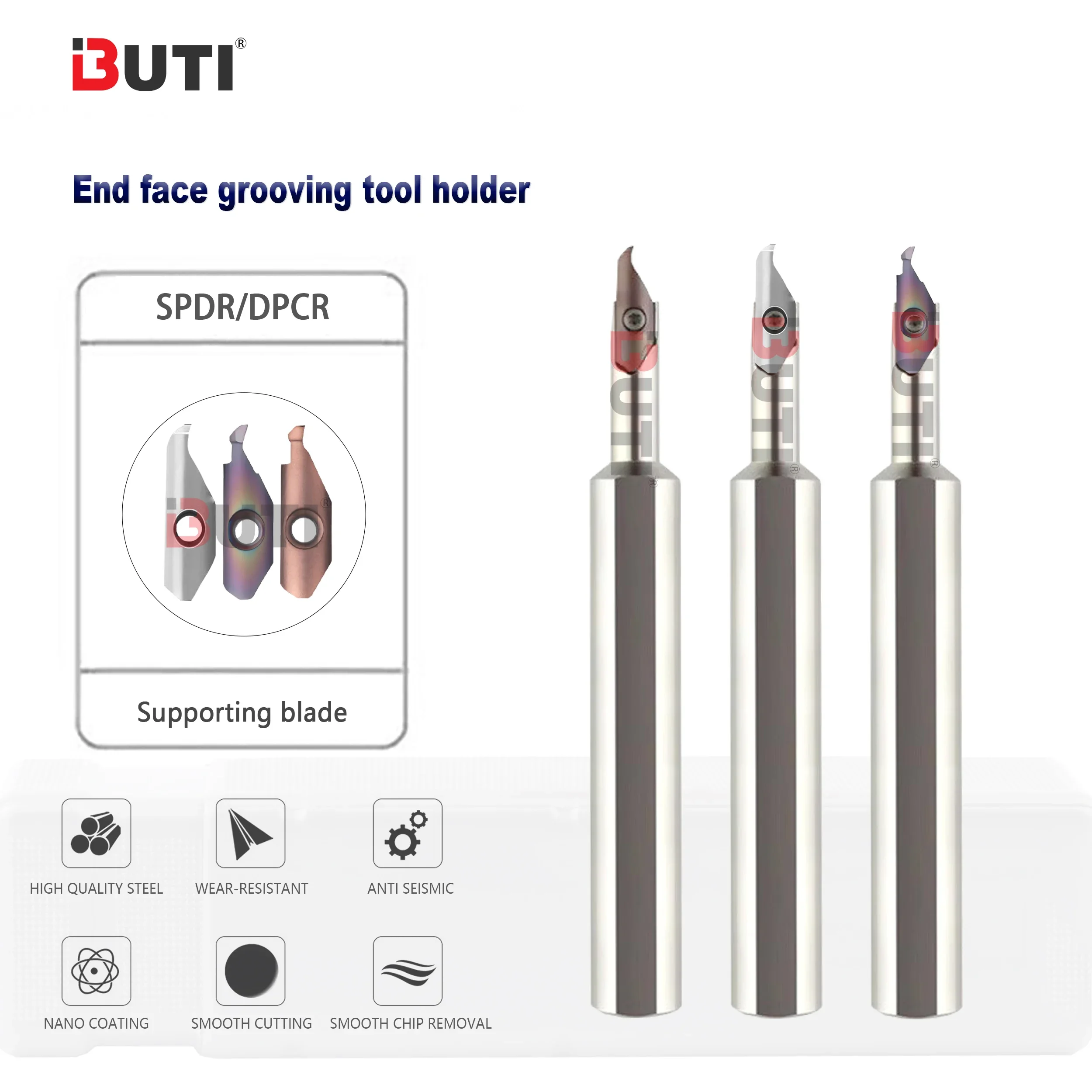 

CNC Lathe Tool KSPDR Small Inner Hole End Face Groove Milling Cutter With SPDR200DM10 Small Diameter Large Depth End Face Groove