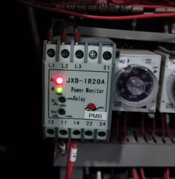 2 unids/lote JXD-IR20A protector de subtensión interruptor protector de secuencia de fase