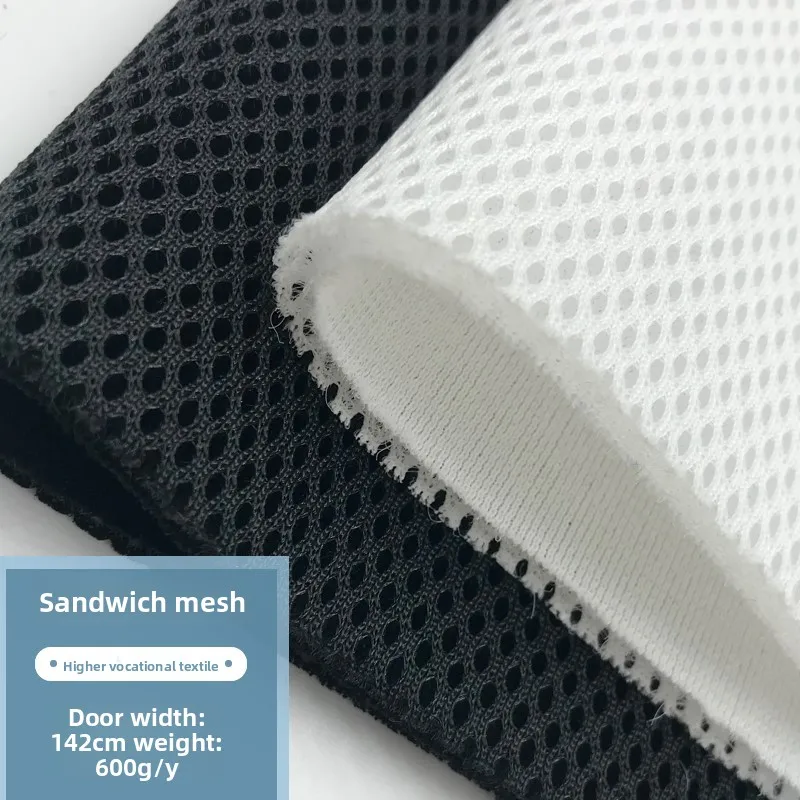 Thick 3D Spacer Mesh Fabric for Mattress Chair Car Shoe Bag Pet Use Material Breathable