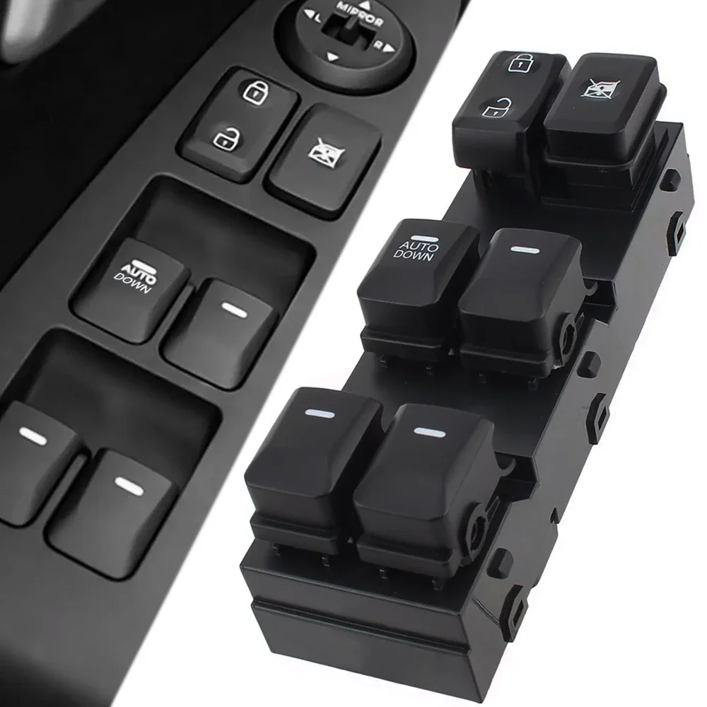 Electric Power Window Master Control Switch For KIA SPORTAGE 2011 2012 2013 2014 2015 2016,93571-3W200WK, 93571-3W200-WK
