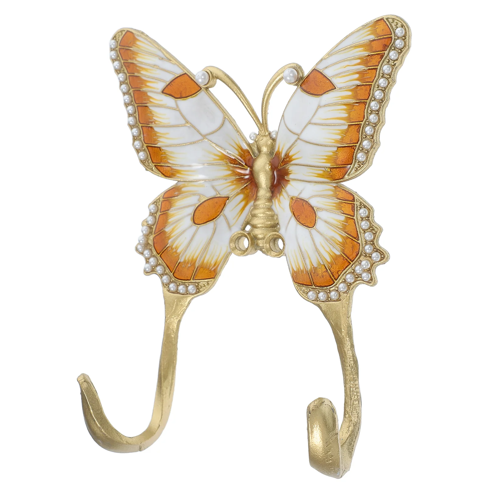 

Decorative Butterfly Wall Hooks For Hanging Clothes Metal Enamel Hooks For Bathroom Bedroom Entryway Mudroom Gold Hook