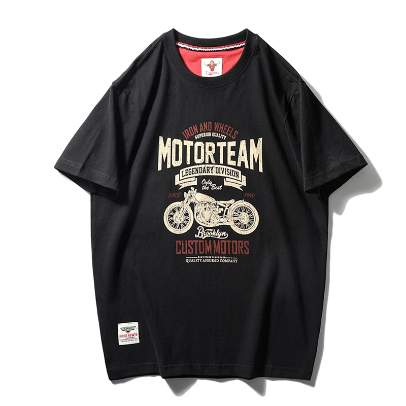 100% cotton heavy vintage woolen short sleeve T-shirt Men 2025 summer crewneck American casual T-shirt base trend