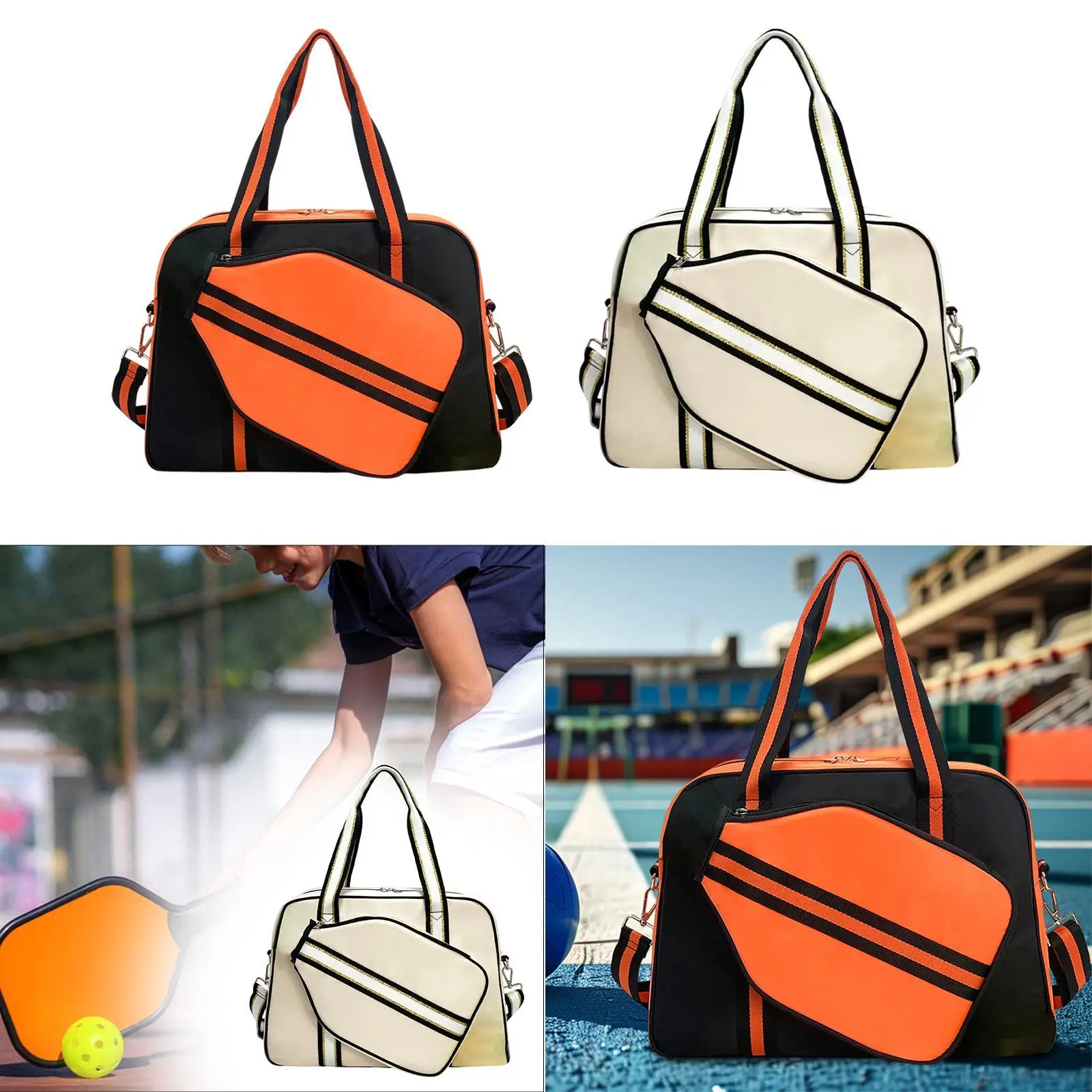 Pickleball Bag Rucksack Multipurpose Fitness Pickleball Paddle Shoulder Bag