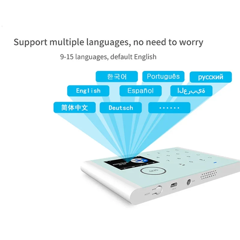 TAIBOAN Tuya Smart WIFI GSM Security Alarm System Works With Alexa Home Burglar Motion Detector 433MHZ Smoke Door Window Sensor