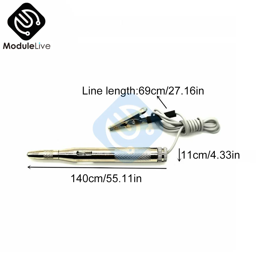 DC 6V-24V 12V Tester per circuito luminoso per Auto sonda sistema di illuminazione lampada per sonda lampada per luce automatica rilevatore per