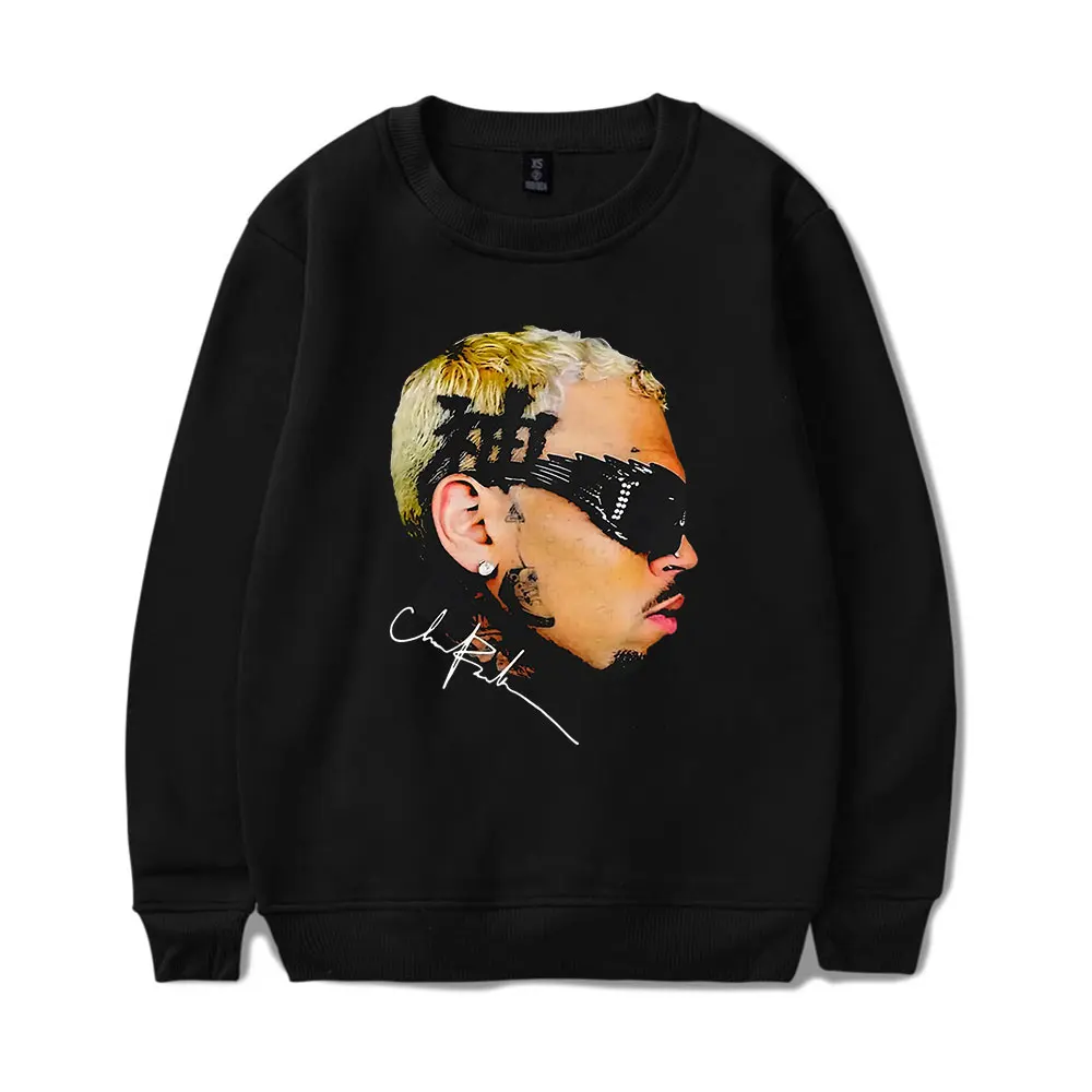 كريس براون ميرش 2025 بلوزات تأثيري النساء الرجال موضة الشارع الشهير الهيب هوب الرياضة البلوز البلوز