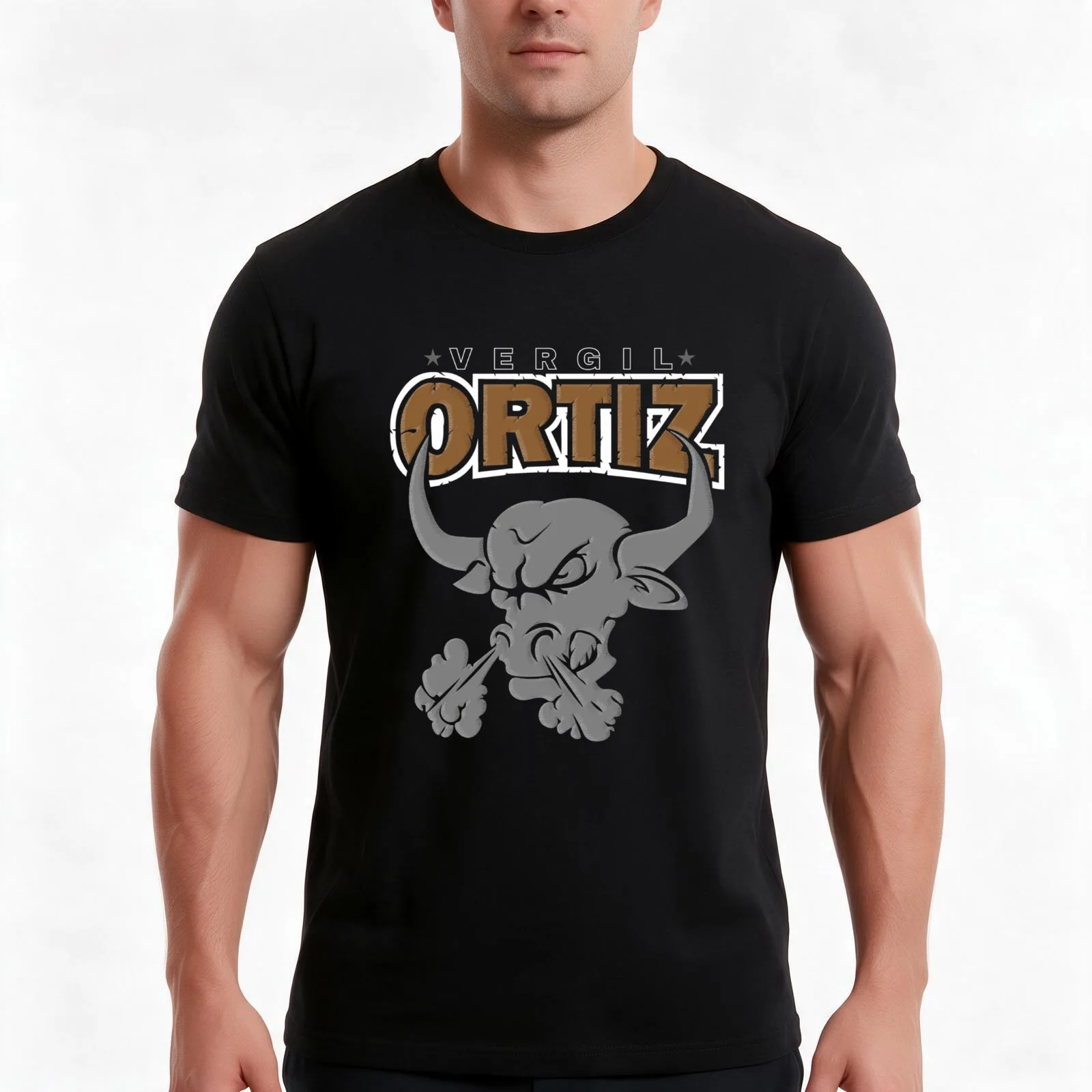 Vergil Ortiz Jr Boxing T-Shirt Summer Casual Cotton Tee Oversized Streetwear Tops Vintage Graphic Print Unisex Men Women