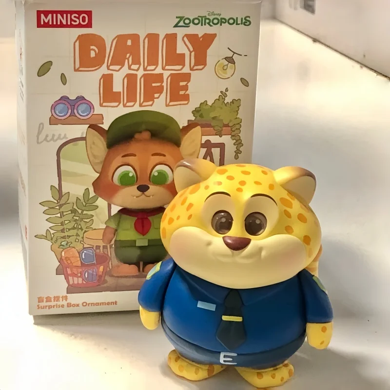 Zootopia Daily Life Series слепая коробка фигурка милые настольные украшения декоративные трендовые игрушки рождественские подарки для всех возрастов