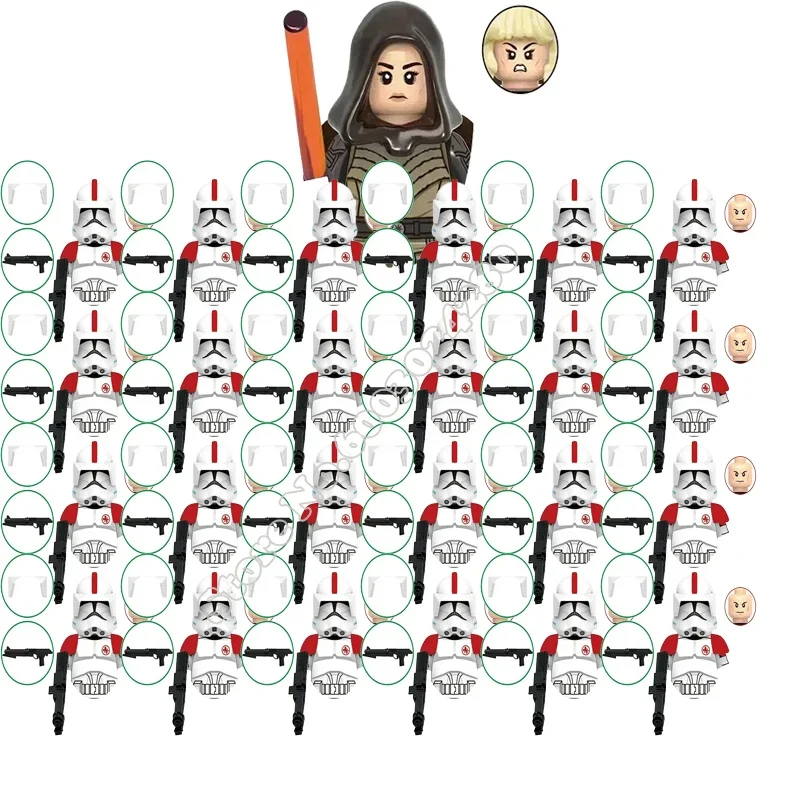 

Star Wars Minifigure25Pcs/Sets Ucs Series Drade Alpha klemmbausteine Captain Soldier Boy Captain Action Figures Mini Kids Toys