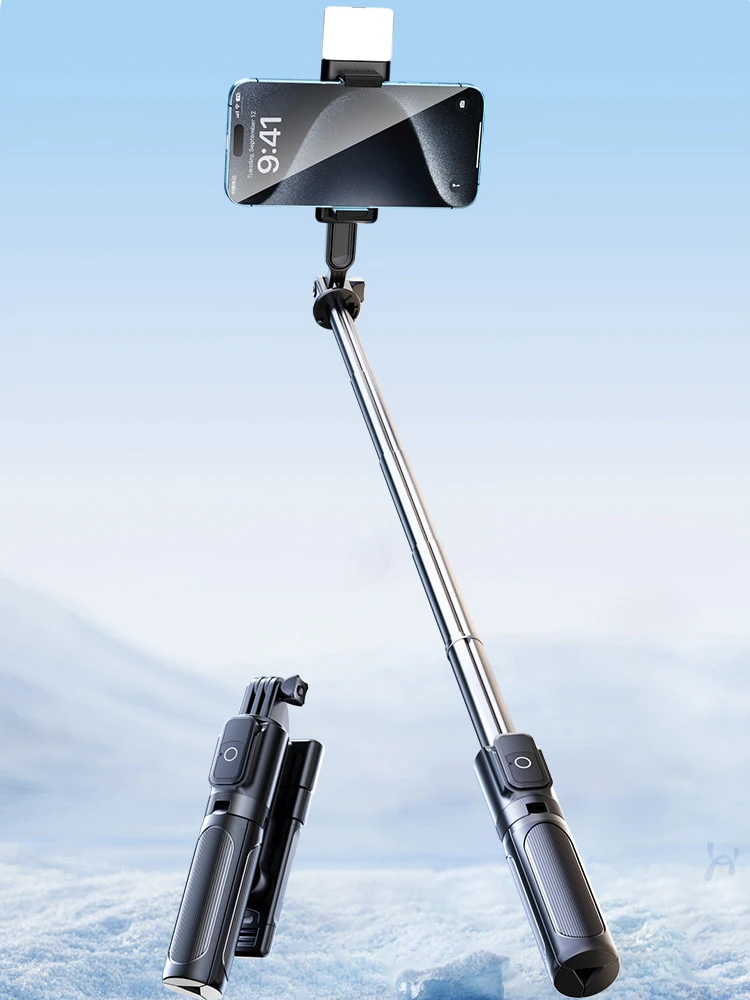 Selfie Stick do telefonu, Statyw do selfie, Statyw do smartfona Insta360, Składany selfie stick, Statyw do telefonu z uchwytem, Bluetooth — zdjęcie produktu 7