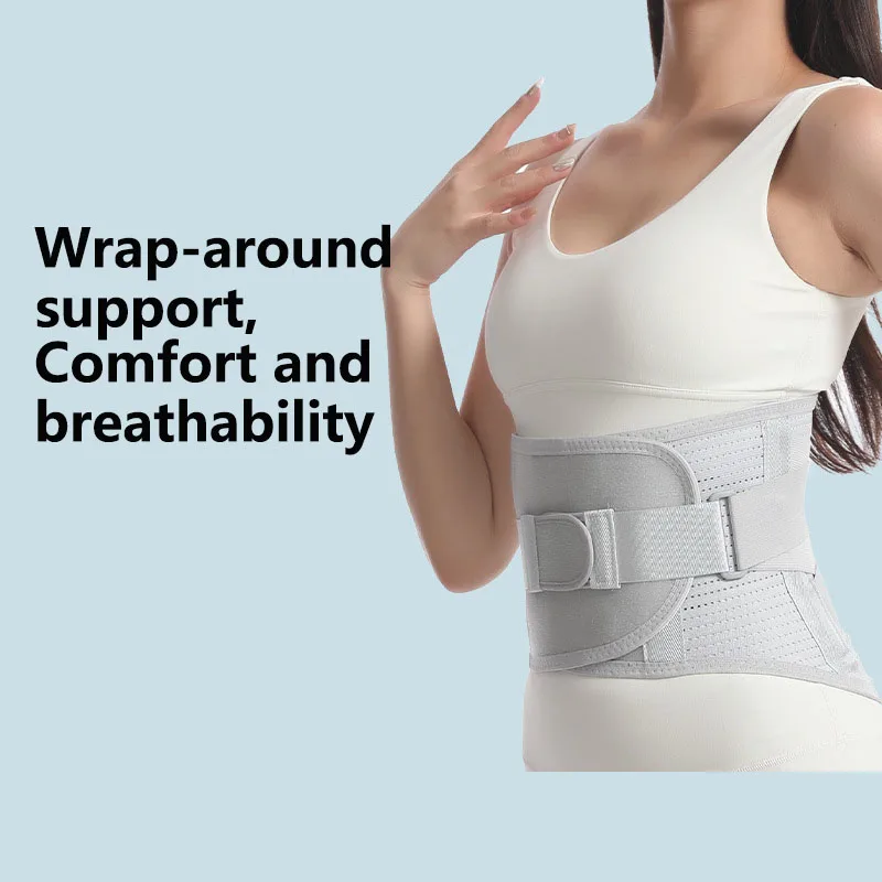 Low Back Pain Relief Belt Adjustable Lumbar Brace Scoliosis Fitness Weight Lifting Squatting Hard Pulling Belt Abdominal Muscle