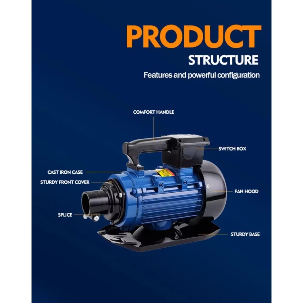 هزاز الخرسانة المكونات في موقع البناء محرك هزاز الأسمنت 380 فولت هزاز خرسانة واحد ثلاث مراحل